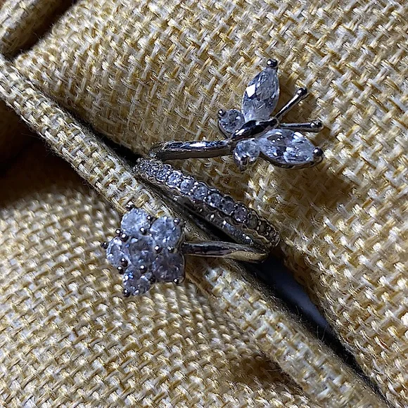 925 silver Butterfly ring - Picture 4 of 5